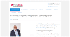 Desktop Screenshot of praxisbewertung-wenk.de
